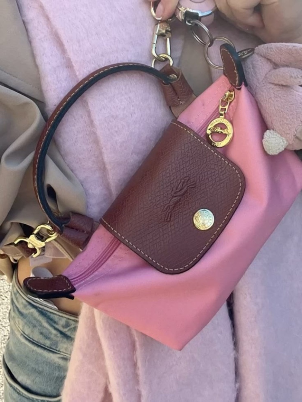 New Mini Longchamp strawberry 🍓